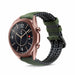 Samsung Galaxy Watch 3 41mm Silicone/Leather Strap (Green)
