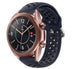 Bracelet silicone avec trous Samsung Galaxy Watch 3 41mm (bleu foncé)