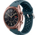 Bracelet silicone avec trous Samsung Galaxy Watch 3 41mm (vert roche)