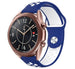 Bracelet sport Samsung Galaxy Watch 3 41mm (bleu/blanc)