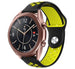Bracelet sport Samsung Galaxy Watch 3 41mm (noir/jaune)