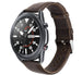 Bracelet cuir Samsung Galaxy Watch 3 45mm (marron foncé)