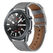 Bracelet cuir Samsung Galaxy Watch 3 45mm (gris)