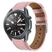 Bracelet cuir Samsung Galaxy Watch 3 45mm (rose)