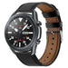 Bracelet cuir Samsung Galaxy Watch 3 45mm (noir élégant)