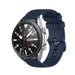 Samsung Galaxy Watch 3 45mm Premium Silicone Strap (Dark Blue)