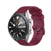 Samsung Galaxy Watch 3 45mm Premium Silicone Strap (Dark Red)