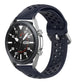 Bracelet silicone avec trous Samsung Galaxy Watch 3 45mm (bleu foncé)