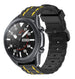 Samsung Galaxy Watch 3 45mm Silicone Strap Tough (Black/Yellow)