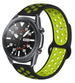 Bracelet sport Samsung Galaxy Watch 3 45mm (noir/jaune)