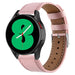 Bracelet cuir Samsung Galaxy Watch 4 40mm (rose)