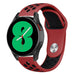 Bracelet sport Samsung Galaxy Watch 4 40mm (rouge/noir)