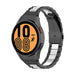 Bracelet acier maillons Galaxy Watch 4 - 44mm (noir/argent)