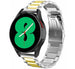 Bracelet acier Samsung Galaxy Watch 4 - 44mm (argent/or)