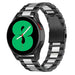 Bracelet acier Samsung Galaxy Watch 4 - 44 mm (noir/argent)