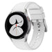 Bracelet silicone Samsung Galaxy Watch 4 - 44mm (blanc)