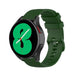 Bracelet silicone luxe Samsung Galaxy Watch 4 44mm (vert armée)