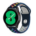 Bracelet sport Samsung Galaxy Watch 4 44mm (bleu foncé/multicolore)