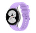 Bracelet silicone Samsung Galaxy Watch 4 - 44mm (lilas)