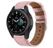 Bracelet cuir Samsung Galaxy Watch 4 Classic 42mm (rose)