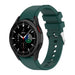 Bracelet silicone Galaxy Watch 4 Classic 46mm (vert foncé)