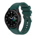 Bracelet silicone Galaxy Watch 4 Classic 46mm (vert foncé)