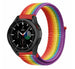 Bracelet nylon Samsung Galaxy Watch 4 Classic 46mm (arc-en-ciel)