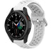 Bracelet silicone trous Samsung Galaxy Watch 4 Classic 46mm (blanc)