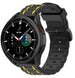 Samsung Galaxy Watch 4 classic 46mm Silicone Strap Tough (Black/Yellow)