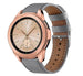 Bracelet cuir Samsung Galaxy Watch 42mm (gris)