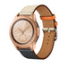 Bracelet cuir Samsung Galaxy Watch 42mm (blanc/bleu foncé)