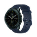 Bracelet silicone luxe Samsung Galaxy Watch 42mm (bleu foncé)