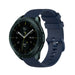 Bracelet silicone luxe Samsung Galaxy Watch 42mm (bleu foncé)