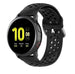 Bracelet silicone avec trous Samsung Galaxy Watch 42mm (noir)