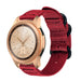 Bracelet nylon boucle Samsung Galaxy Watch 42mm (rouge)