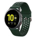 Bracelet silicone avec trous Samsung Galaxy Watch 42mm (vert armée)