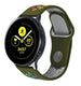 Bracelet sport Samsung Galaxy Watch 42mm (vert armée et multicolore)