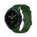 Bracelet silicone luxe Samsung Galaxy Watch 42mm (vert armée)