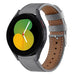 Bracelet cuir Samsung Galaxy Watch 5 - 40mm (gris)