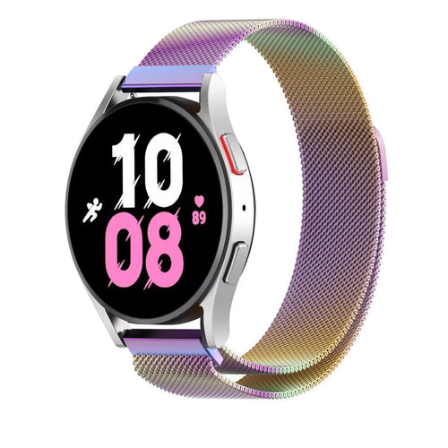 Milanese Strap, on a watch, 3/4 front view