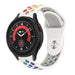 Bracelet sport Samsung Galaxy Watch 5 Pro (blanc/multicolore)