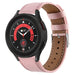 Bracelet cuir Samsung Galaxy Watch 5 Pro (rose)