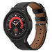 Bracelet cuir Samsung Galaxy Watch 5 Pro (noir élégant)