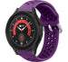Bracelet silicone avec trous Galaxy Watch 5 Pro (violet)