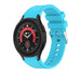 Bracelet Samsung Galaxy Watch 5 Pro silicone (bleu clair)