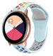 Bracelet sport Samsung Galaxy Watch Active (bleu clair et multicolore)