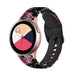 Bracelet Samsung Galaxy Watch Active Fleur rose