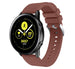 Bracelet silicone Samsung Galaxy Watch Active (marron café)