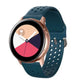 Bracelet silicone avec trous Samsung Galaxy Watch Active (vert pin)