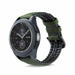 Bracelet silicone/cuir Samsung Galaxy Watch Active (vert)